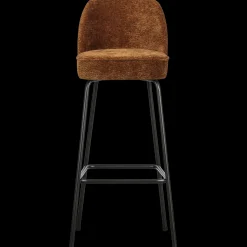 Stoffen Barkrukken-WOOOD Vogue Hoog Barstoel Mid Brown