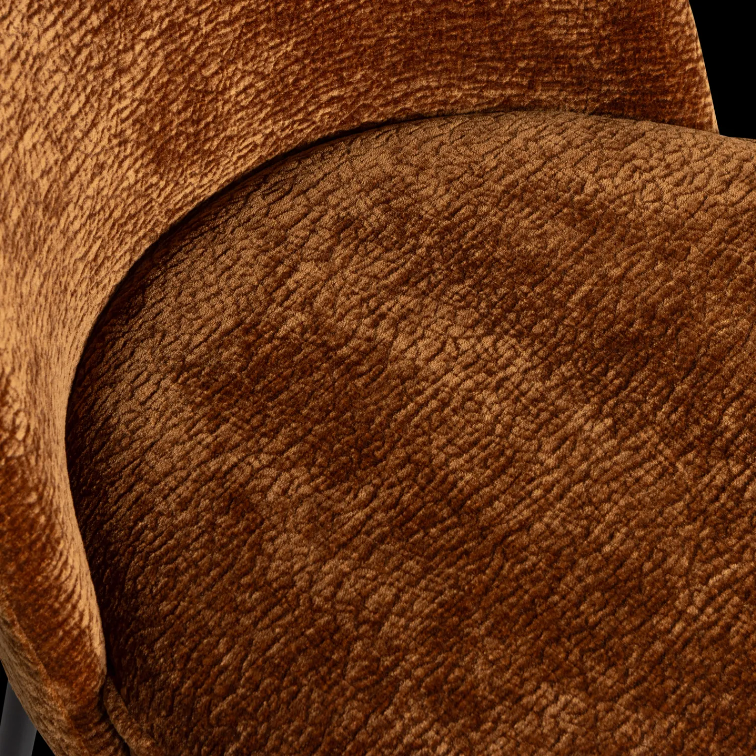 Stoffen Barkrukken-WOOOD Vogue Hoog Barstoel Mid Brown