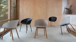 Eetkamerstoelen Met Armleuning-Zuiver Void (set van 2) Armstoel Milk
