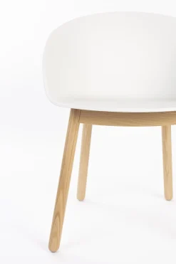 Eetkamerstoelen Met Armleuning-Zuiver Void (set van 2) Armstoel Milk