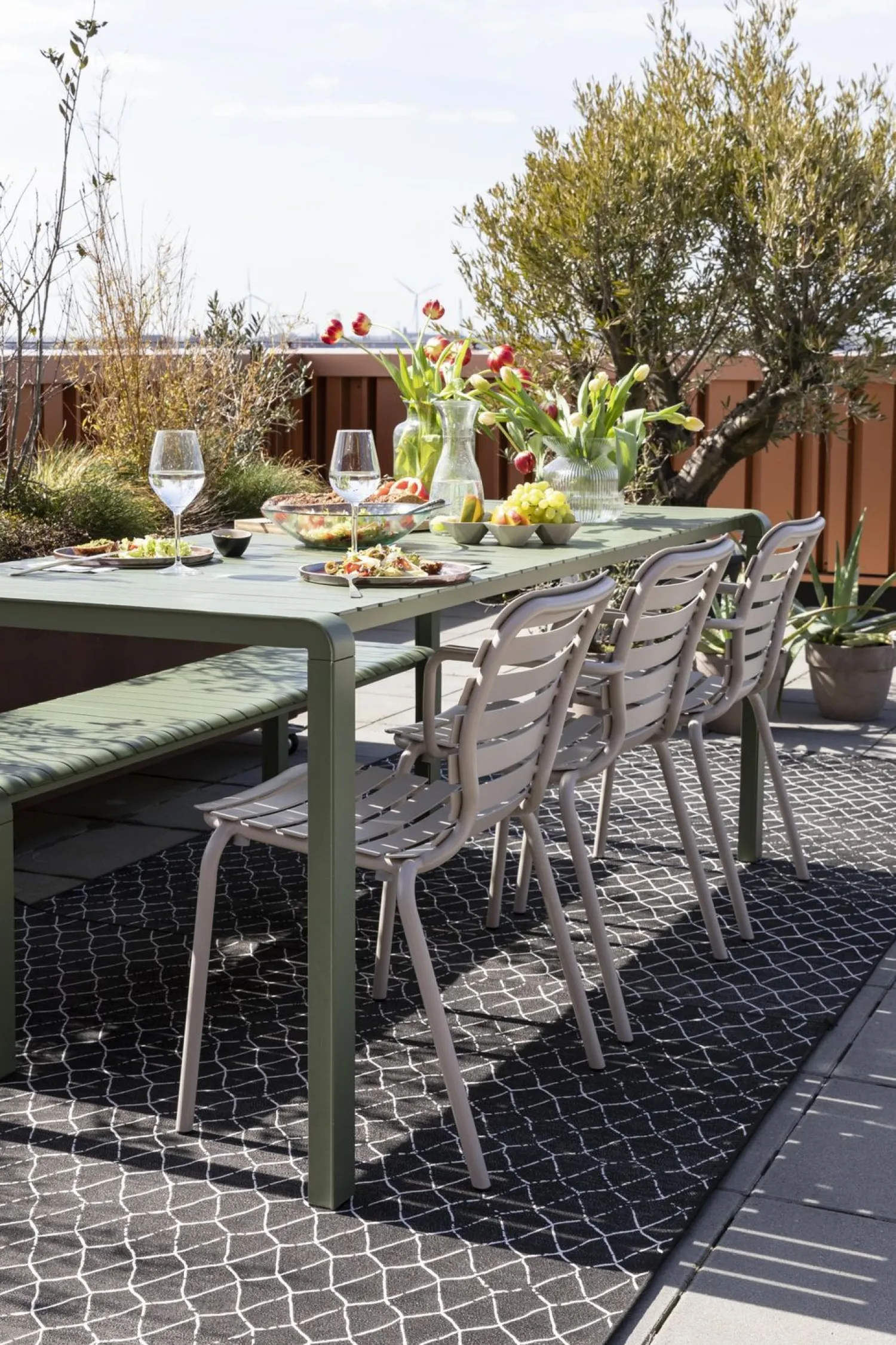 Tuinstoelen|Eetkamerstoelen Met Armleuning-Zuiver Vondel (set van 2) Armstoel Clay