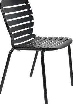 Tuinstoelen|Eetkamerstoelen Zonder Armleuning-Zuiver Vondel (set van 2) Eetkamerstoel Black