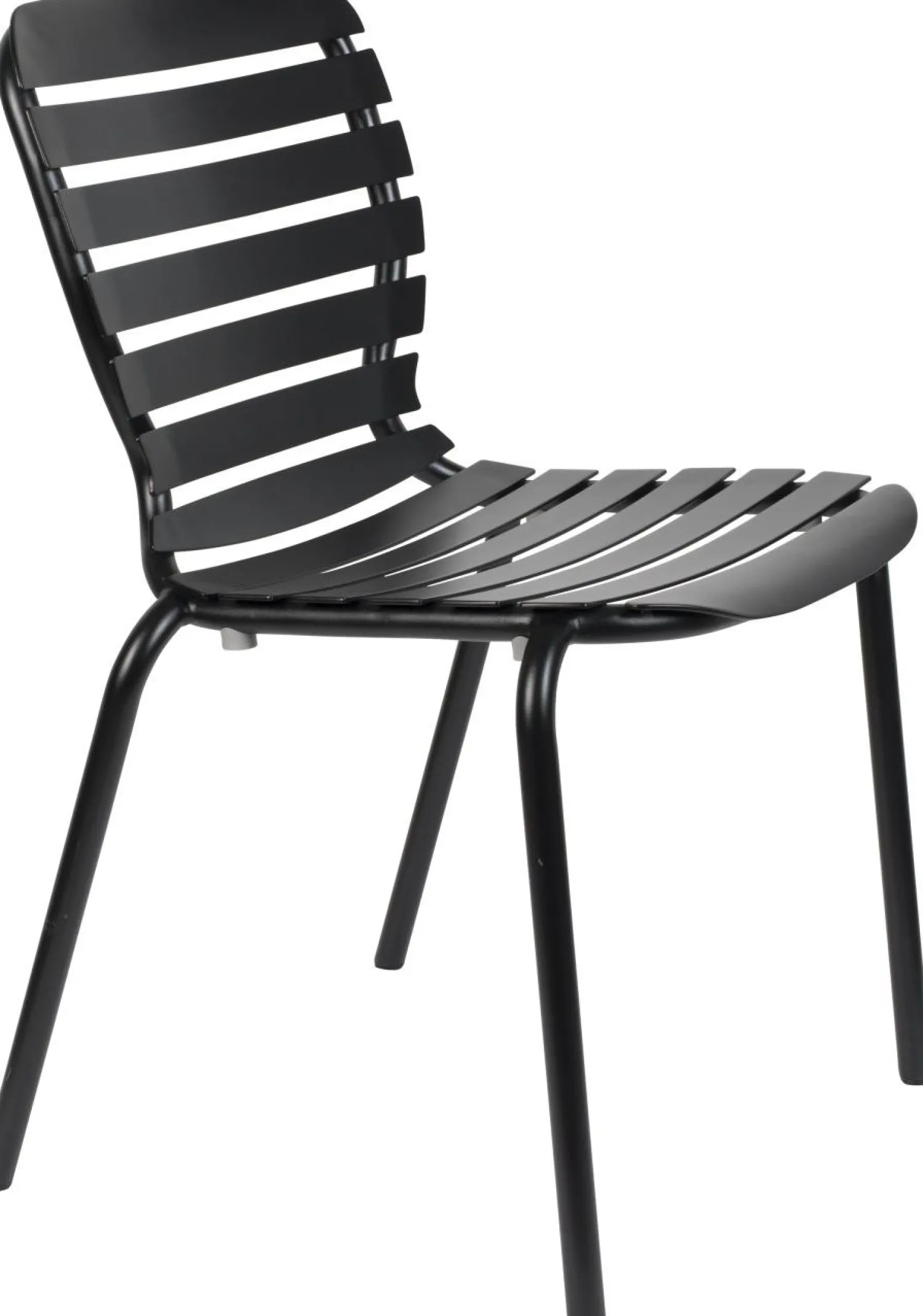 Tuinstoelen|Eetkamerstoelen Zonder Armleuning-Zuiver Vondel (set van 2) Eetkamerstoel Black