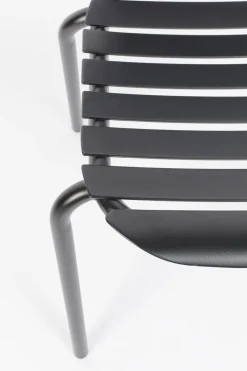 Tuinstoelen|Eetkamerstoelen Zonder Armleuning-Zuiver Vondel (set van 2) Eetkamerstoel Black