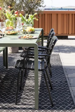 Tuinstoelen|Eetkamerstoelen Zonder Armleuning-Zuiver Vondel (set van 2) Eetkamerstoel Black