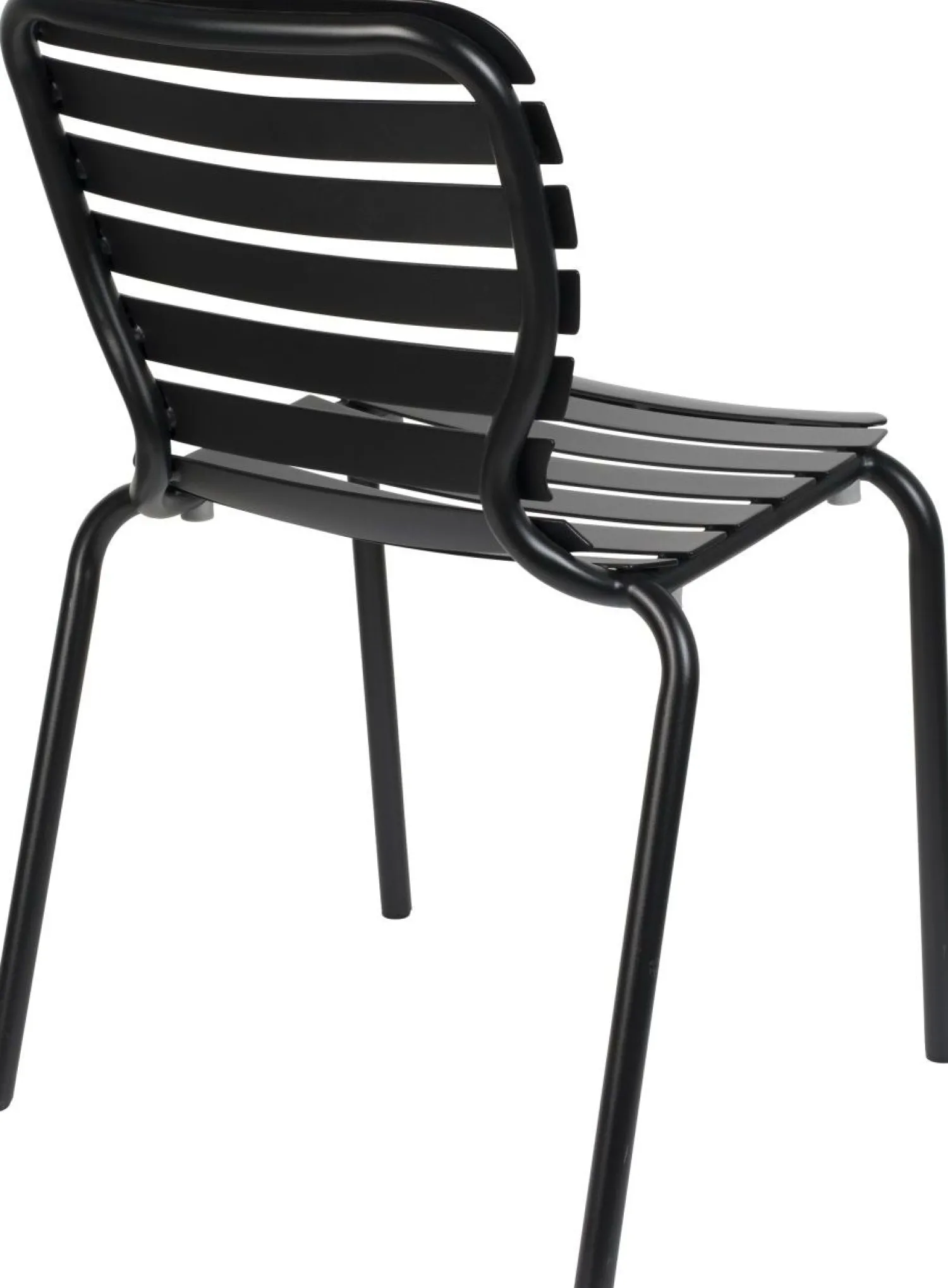 Tuinstoelen|Eetkamerstoelen Zonder Armleuning-Zuiver Vondel (set van 2) Eetkamerstoel Black