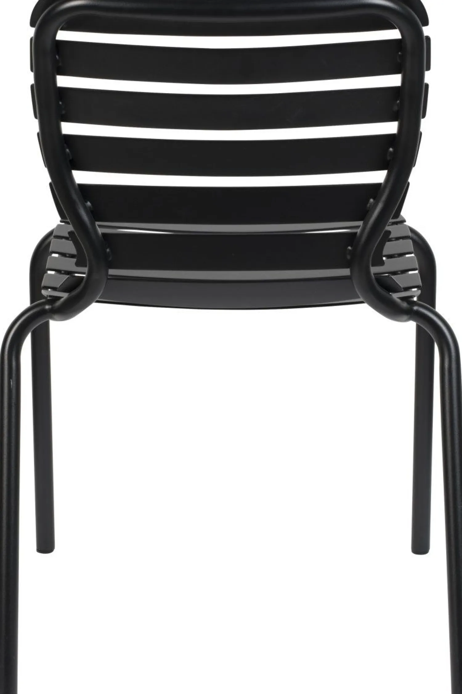 Tuinstoelen|Eetkamerstoelen Zonder Armleuning-Zuiver Vondel (set van 2) Eetkamerstoel Black