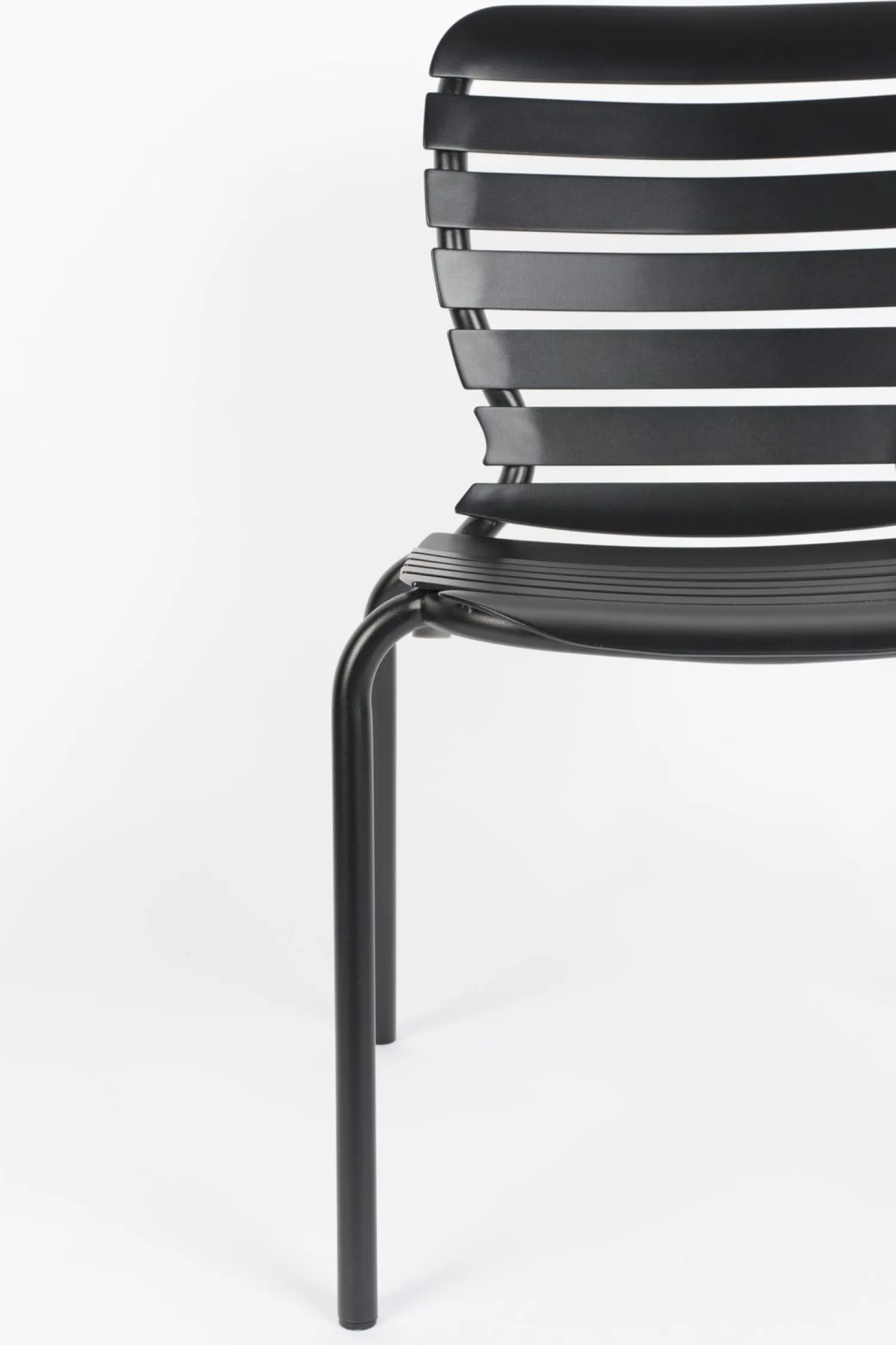 Tuinstoelen|Eetkamerstoelen Zonder Armleuning-Zuiver Vondel (set van 2) Eetkamerstoel Black