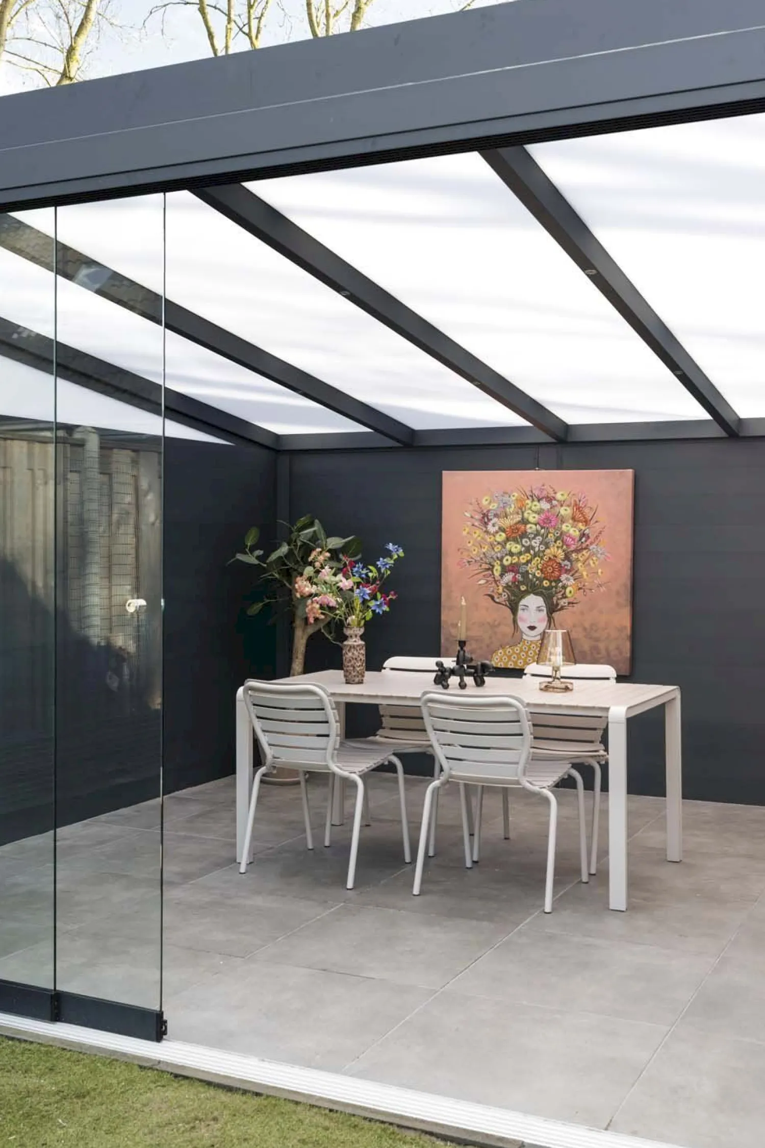 Tuintafels|Rechthoekige Eettafels-Zuiver Vondel Tuintafel White