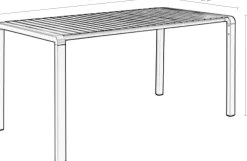 Tuintafels-Zuiver Vondel Tuintafel Black
