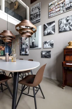 Hanglampen|Hanglampen-Eijerkamp Collectie Walnut Hanglamp Bruin