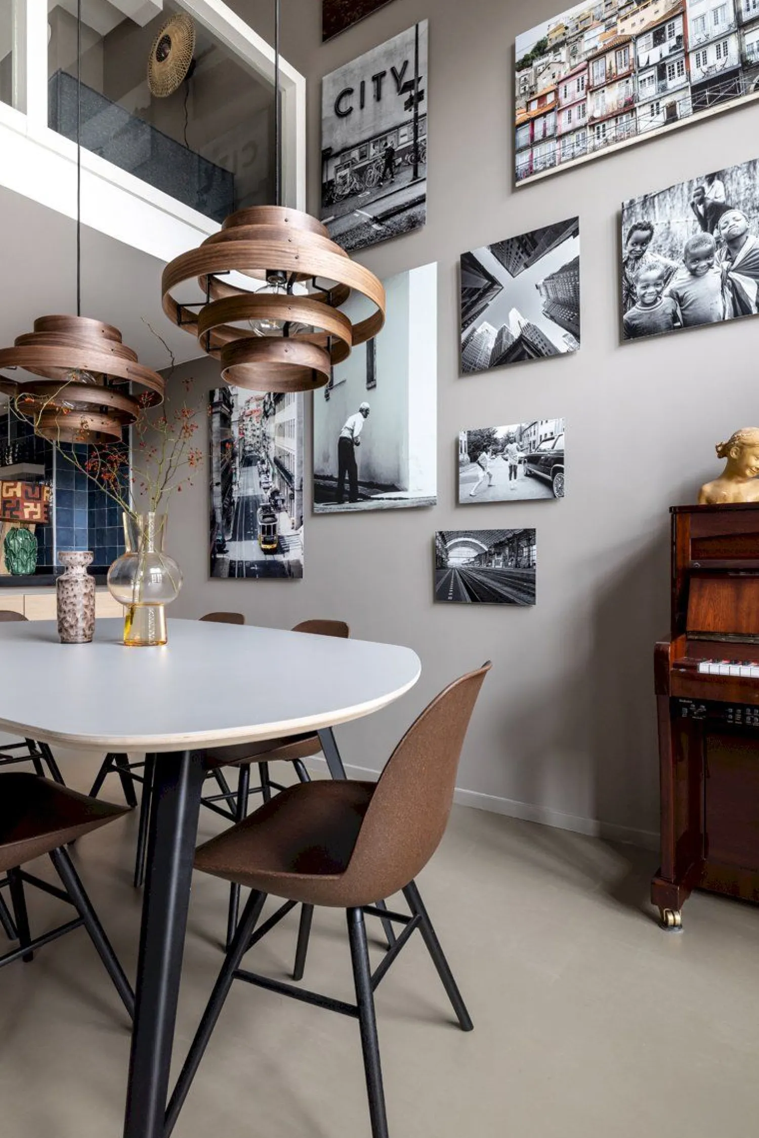 Hanglampen|Hanglampen-Eijerkamp Collectie Walnut Hanglamp Bruin