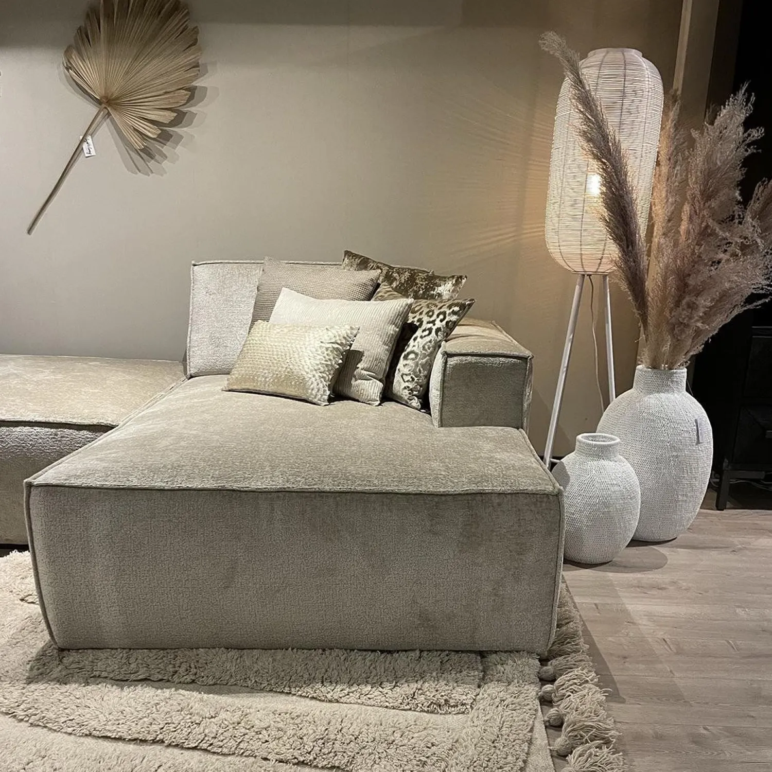 Vloerkleden|Rechthoekige Vloerkleden-Trendhopper Wave Vloerkleed Off White
