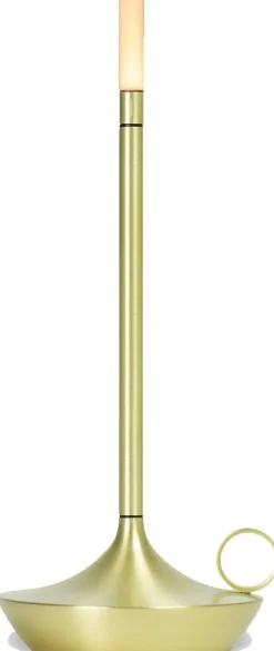 Snoerloze Tafellampen|Tafellampen-Graypants Wick Tafellamp Brass