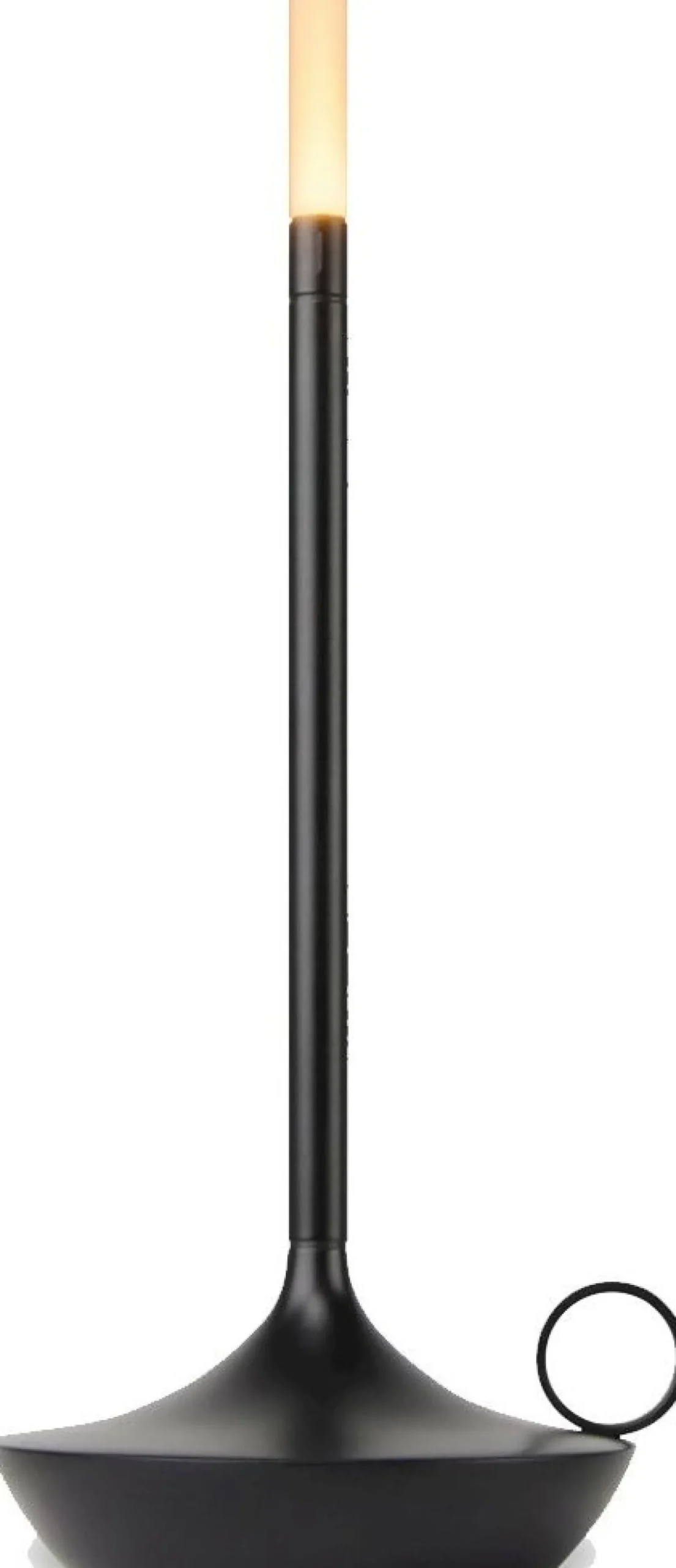 Snoerloze Tafellampen|Tafellampen-Graypants Wick Tafellamp Black