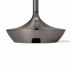 Snoerloze Tafellampen|Tafellampen-Graypants Wick Tafellamp Graphite