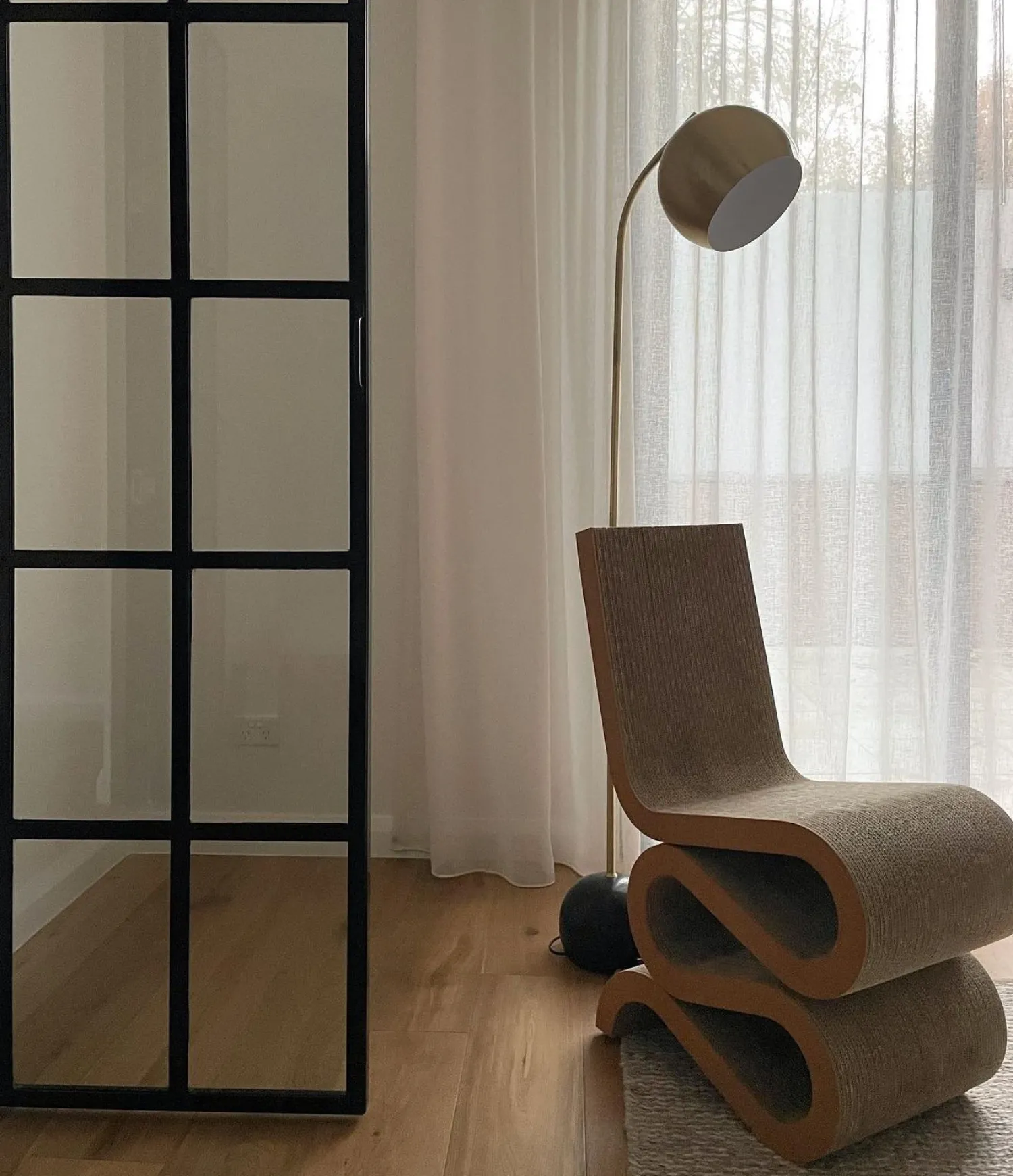 Design Stoelen|Eetkamerstoelen Zonder Armleuning-Vitra Wiggle Stoel Naturel
