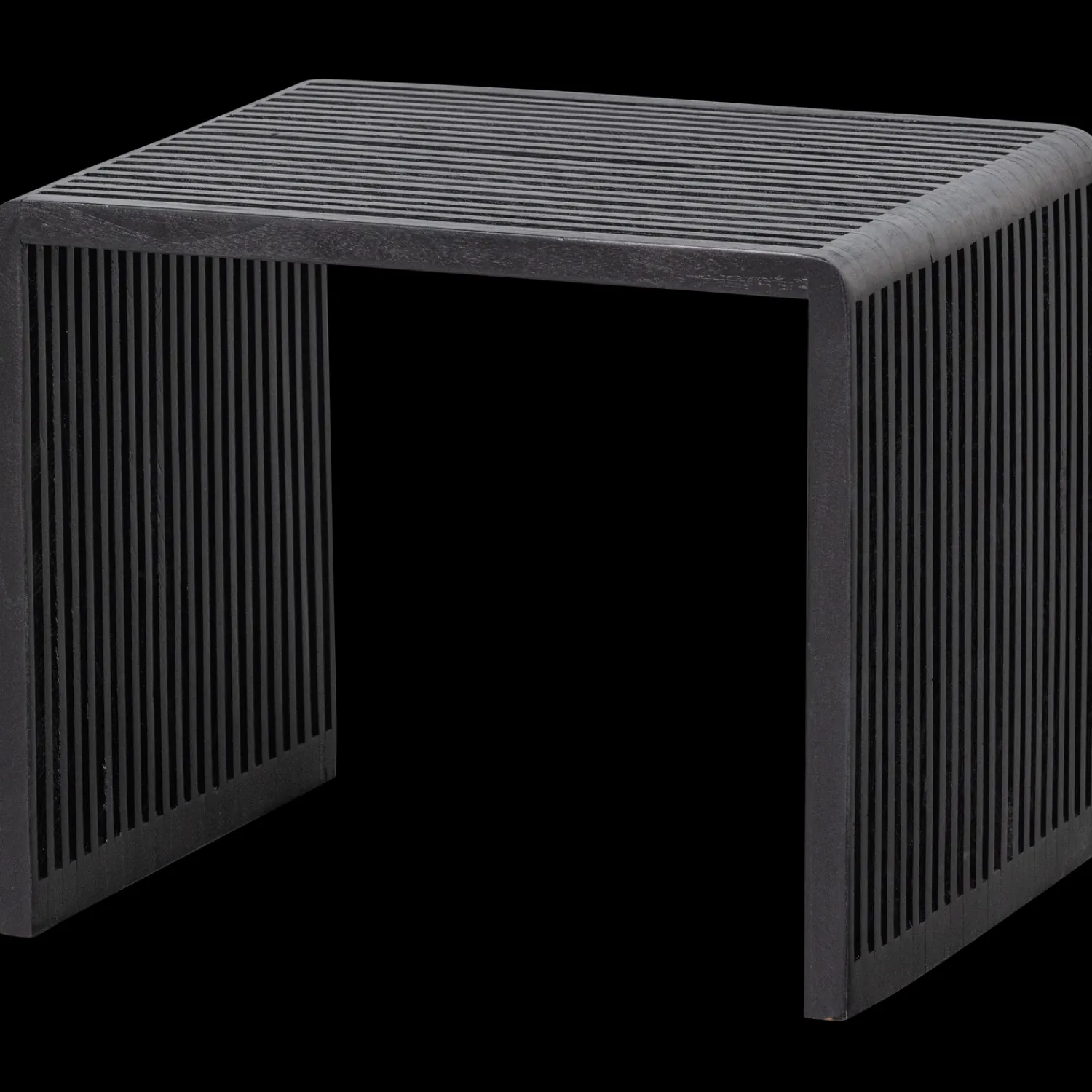 Houten Bijzettafels-WOOOD Willa Bijzettafelset Black