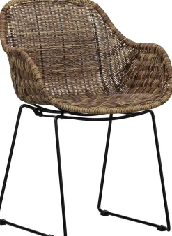 Eetkamerstoelen Met Armleuning-WOOOD Willow Eetkamerstoel Natural