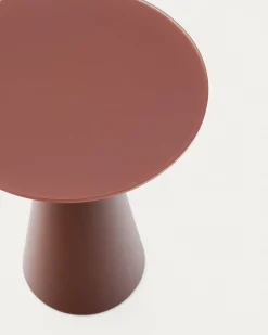 Glazen Bijzettafels-Kave Home Wilshire Bijzettafel Terracotta