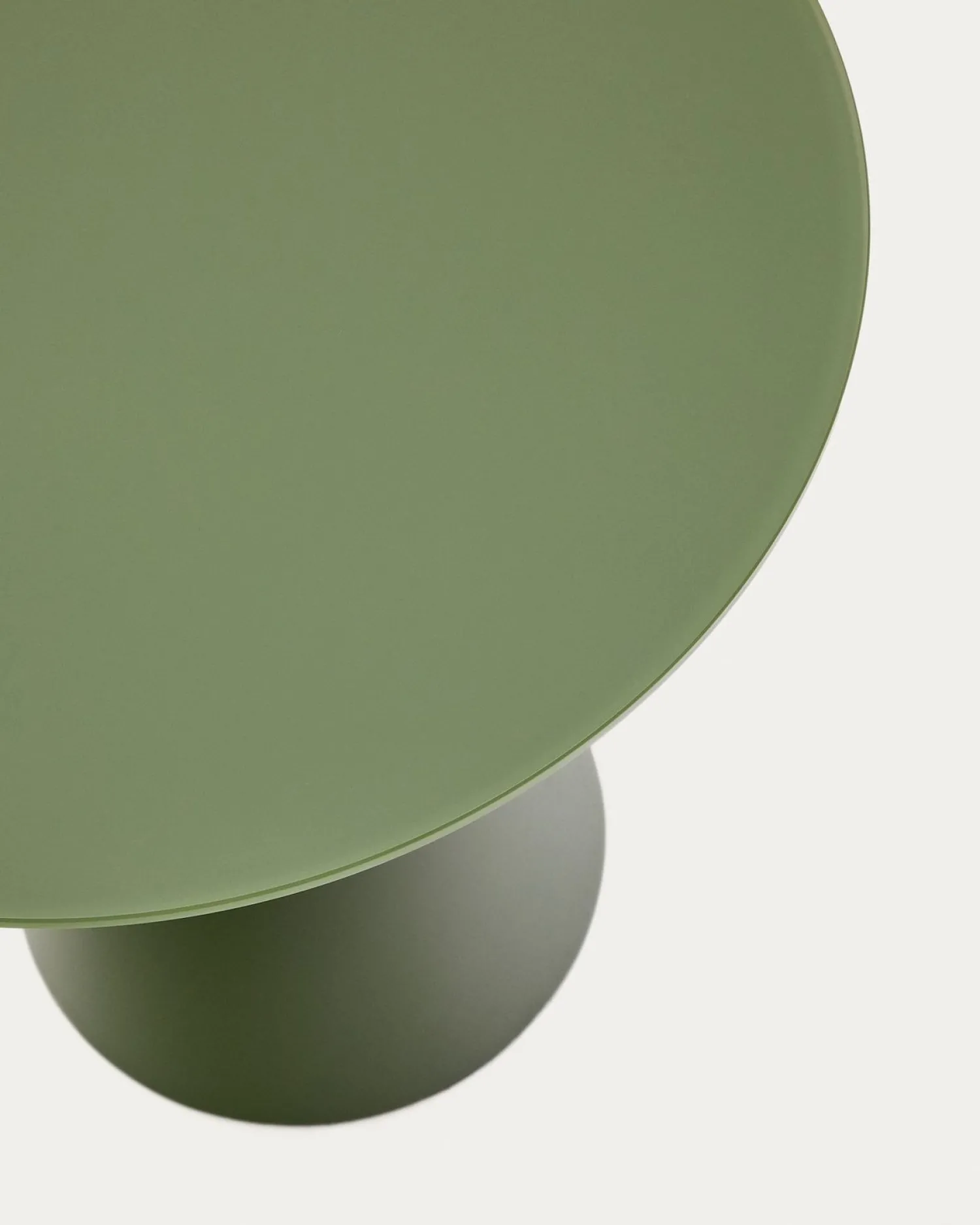 Glazen Bijzettafels-Kave Home Wilshire M Bijzettafel Groen