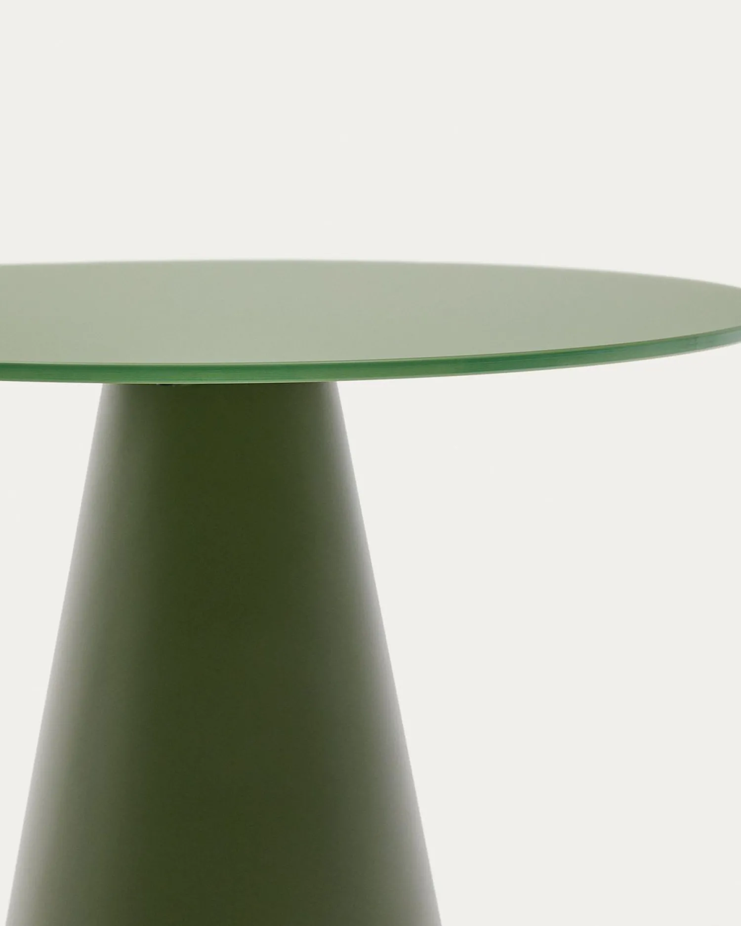 Glazen Bijzettafels-Kave Home Wilshire M Bijzettafel Groen