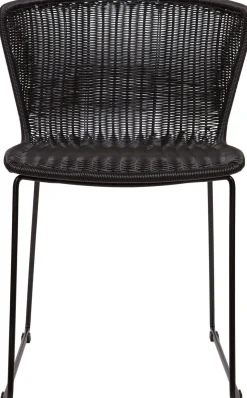 Tuinstoelen|Eetkamerstoelen Zonder Armleuning-WOOOD Wings Set van 2 Eetkamerstoel Black