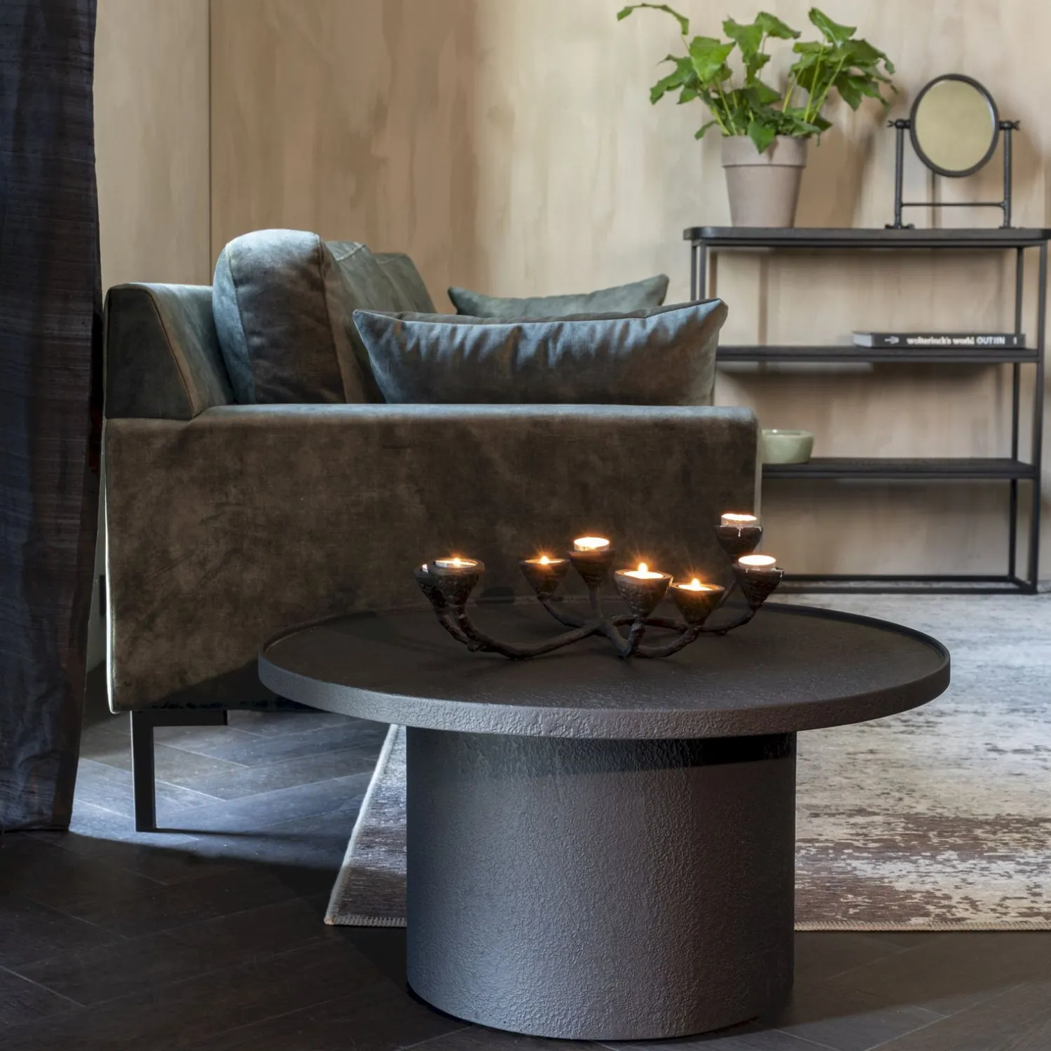 Dressoirs-Dutchbone Winston Wandtafel Black
