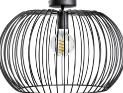 Industriële Plafondlampen|Plafondlampen-Eijerkamp Collectie Wire 2.0 Plafondlamp Zwart