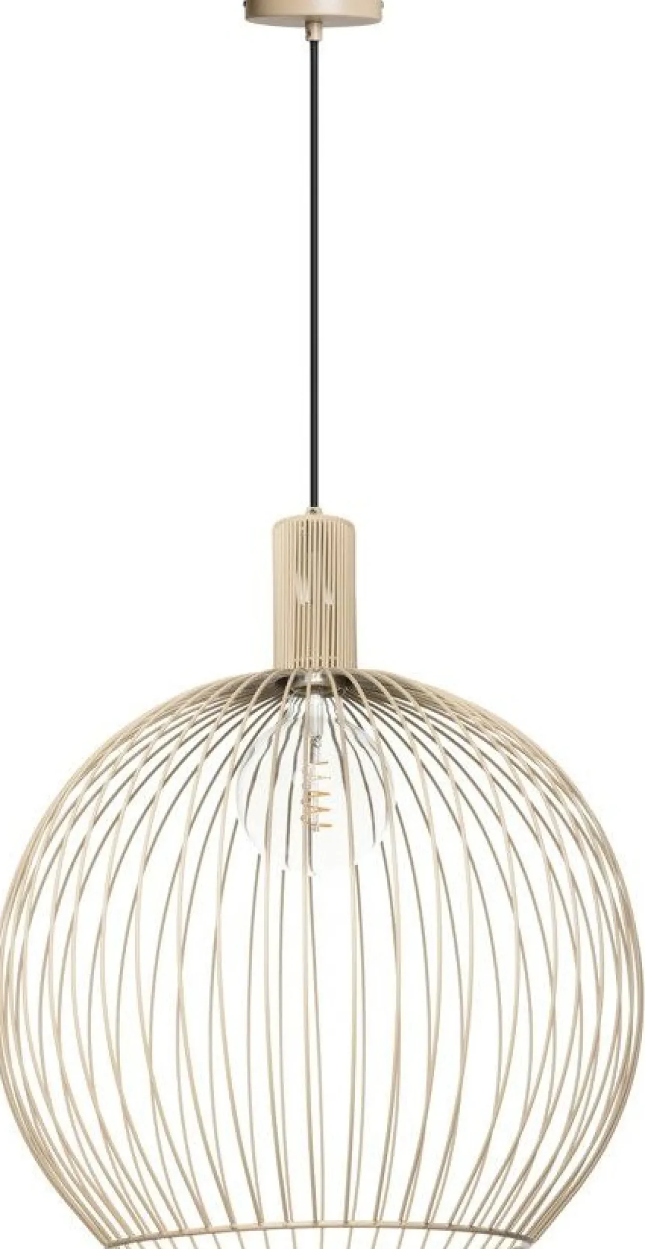 Moderne Hanglampen|Moderne Hanglampen-Eijerkamp Collectie Wire Hanglamp Mat Zand