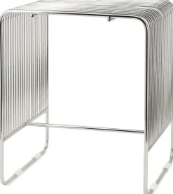 Industriële Bijzettafels-By Boo WireWorks Bijzettafel Zilver
