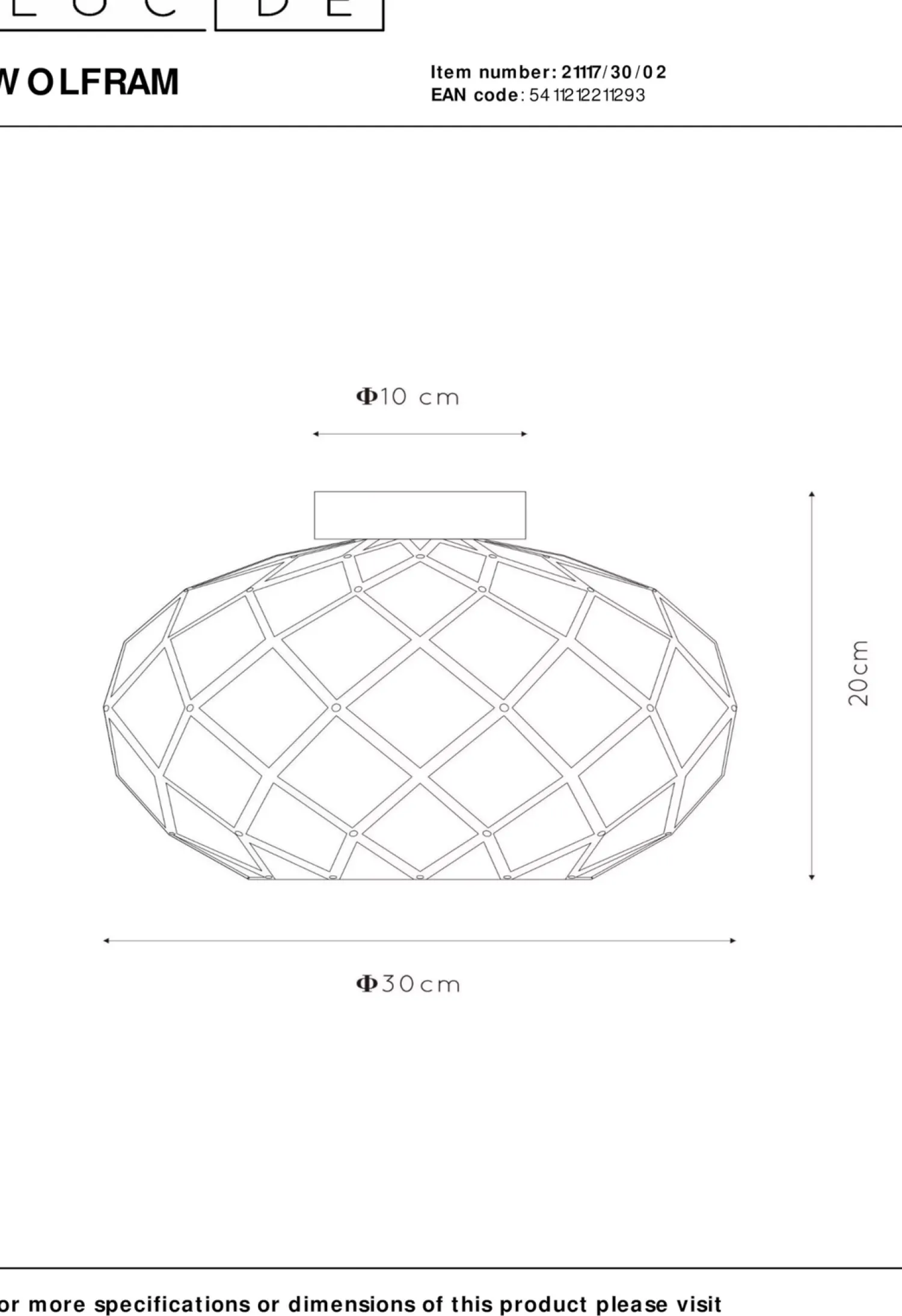 Plafondlampen|Plafondlampen-Lucide Wolfram Plafondlamp Goud