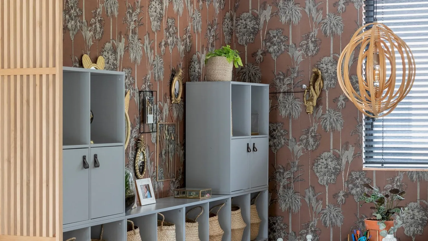 Hanglampen|Hanglampen-Eijerkamp Collectie Woody Hanglamp Naturel