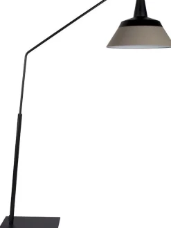 Industriële Vloerlampen|Vloerlampen-Eijerkamp Collectie Worker Vloerlamp zwart