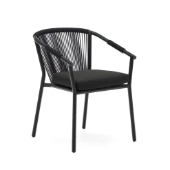 Tuinstoelen-Kave Home Xelida Tuinstoel Zwart