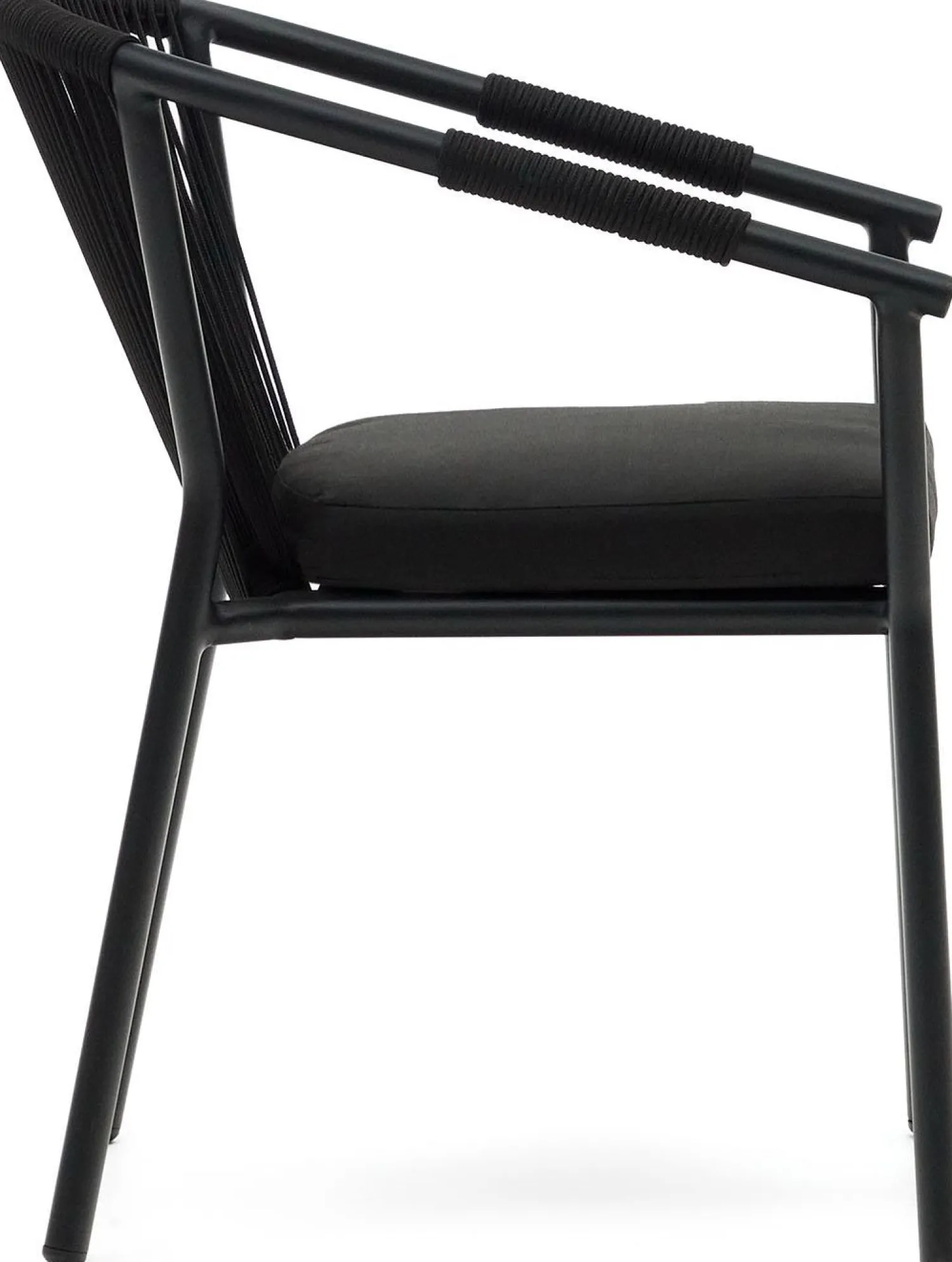 Tuinstoelen-Kave Home Xelida Tuinstoel Zwart