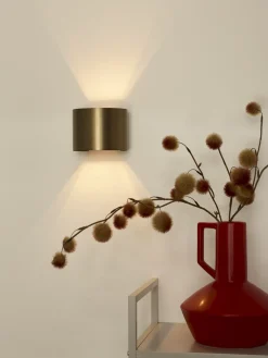 Wandlampen|Wandlampen-Lucide XIO Wandlamp Koffie