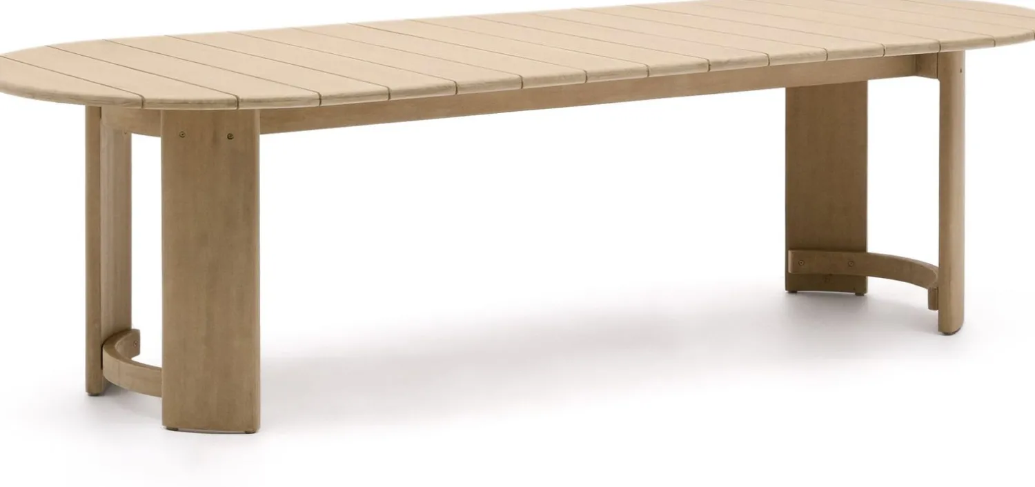 Tuintafels|Houten Eettafels-Kave Home Xoriguer Outdoor Eettafel Naturel