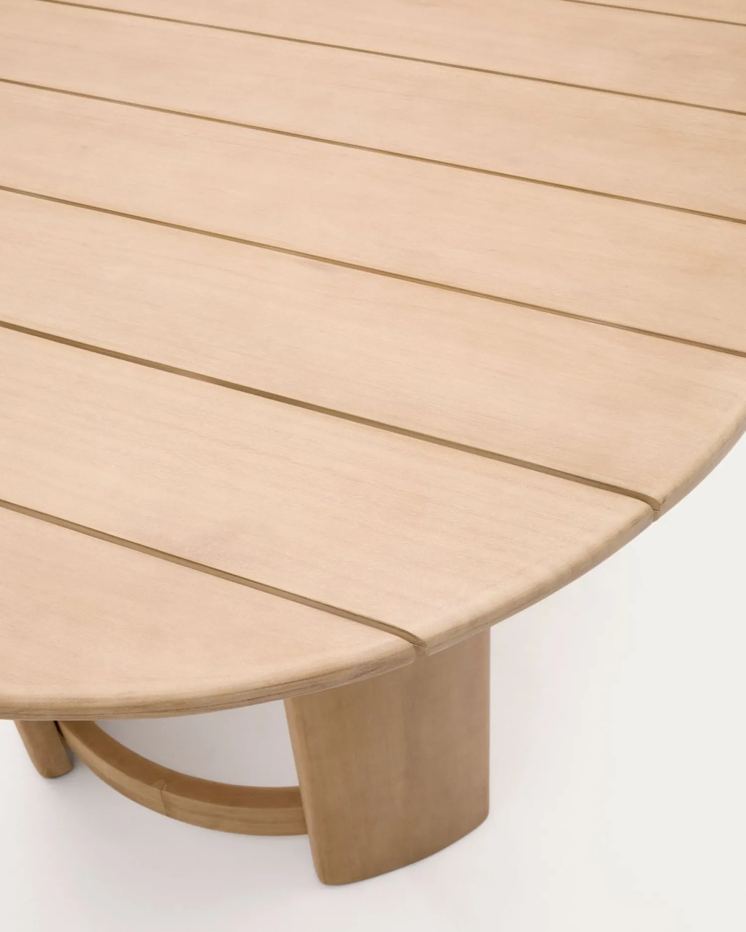 Tuintafels|Houten Eettafels-Kave Home Xoriguer Outdoor Eettafel Naturel