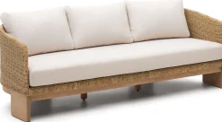 Tuinbanken-Kave Home Xoriguer Tuinbank Naturel, Wit