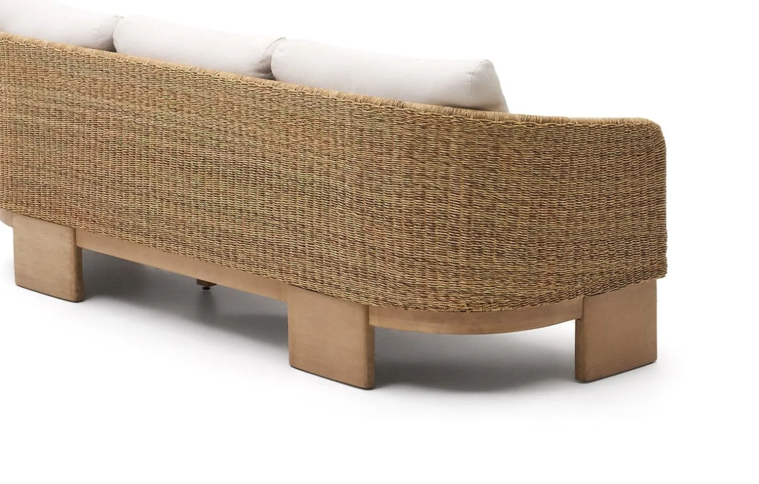 Tuinbanken-Kave Home Xoriguer Tuinbank Naturel, Wit