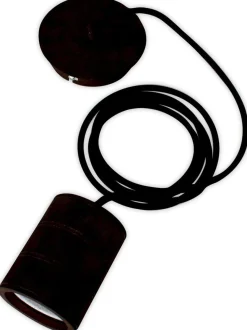 Industriële Hanglampen|Industriële Hanglampen-Calex XXL Pendel Hanglamp zwart