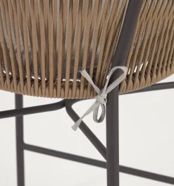 Tuinstoelen|Stoffen Barkrukken-Kave Home Yanet Barkruk Beige