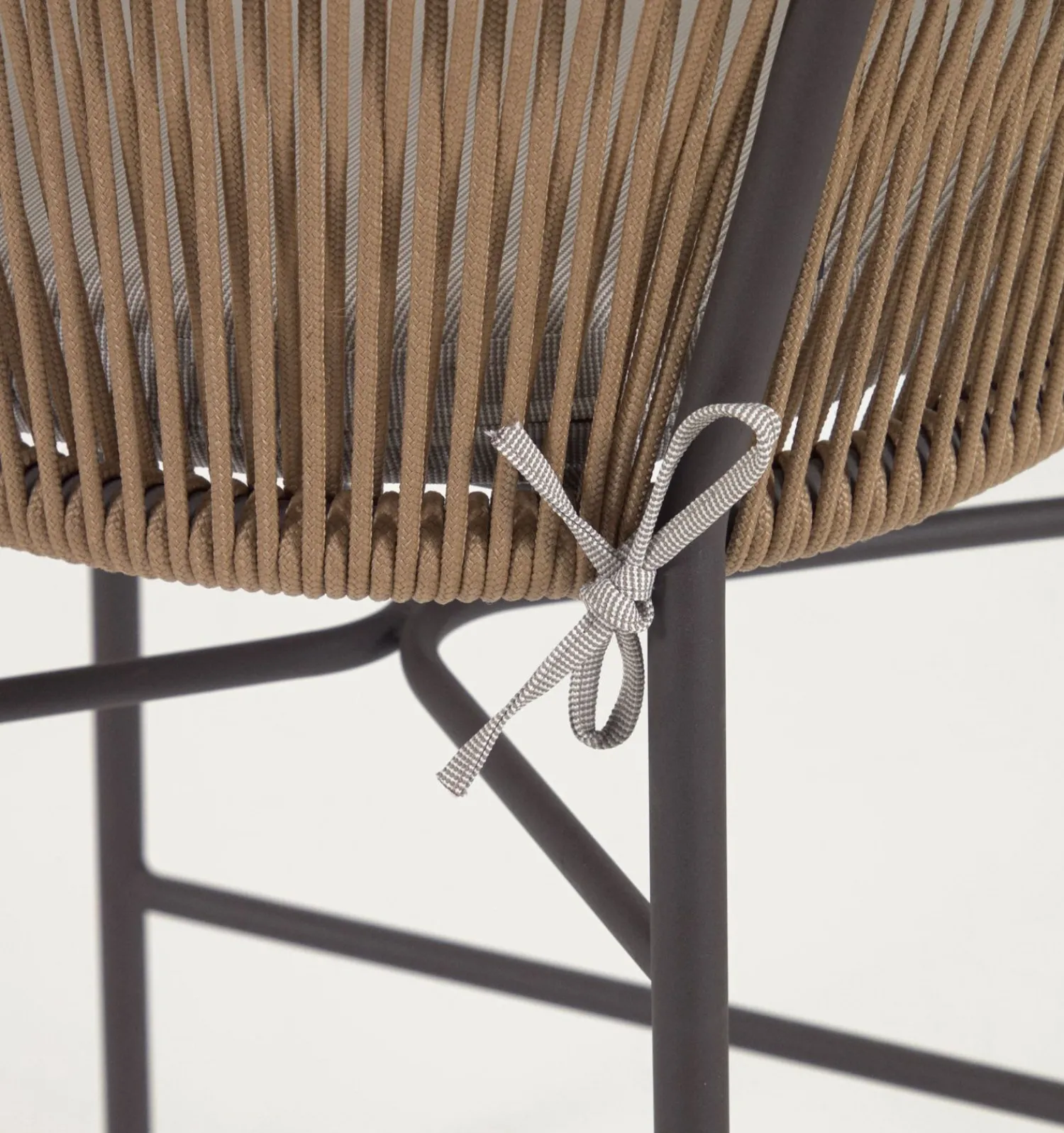Tuinstoelen|Stoffen Barkrukken-Kave Home Yanet Barkruk Beige