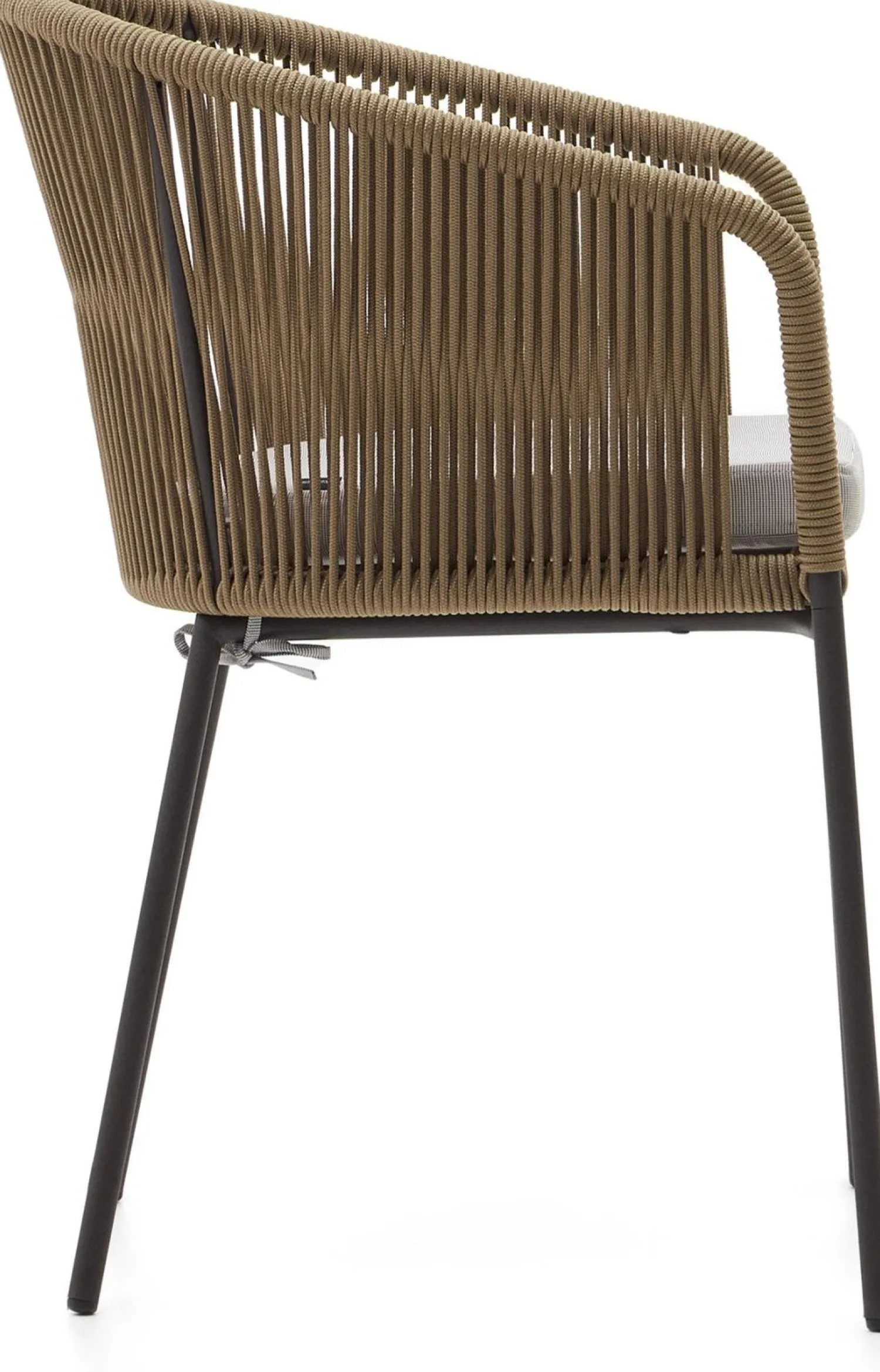 Tuinstoelen|Eetkamerstoelen Met Armleuning-Kave Home Yanet Tuinstoel Naturel, Beige