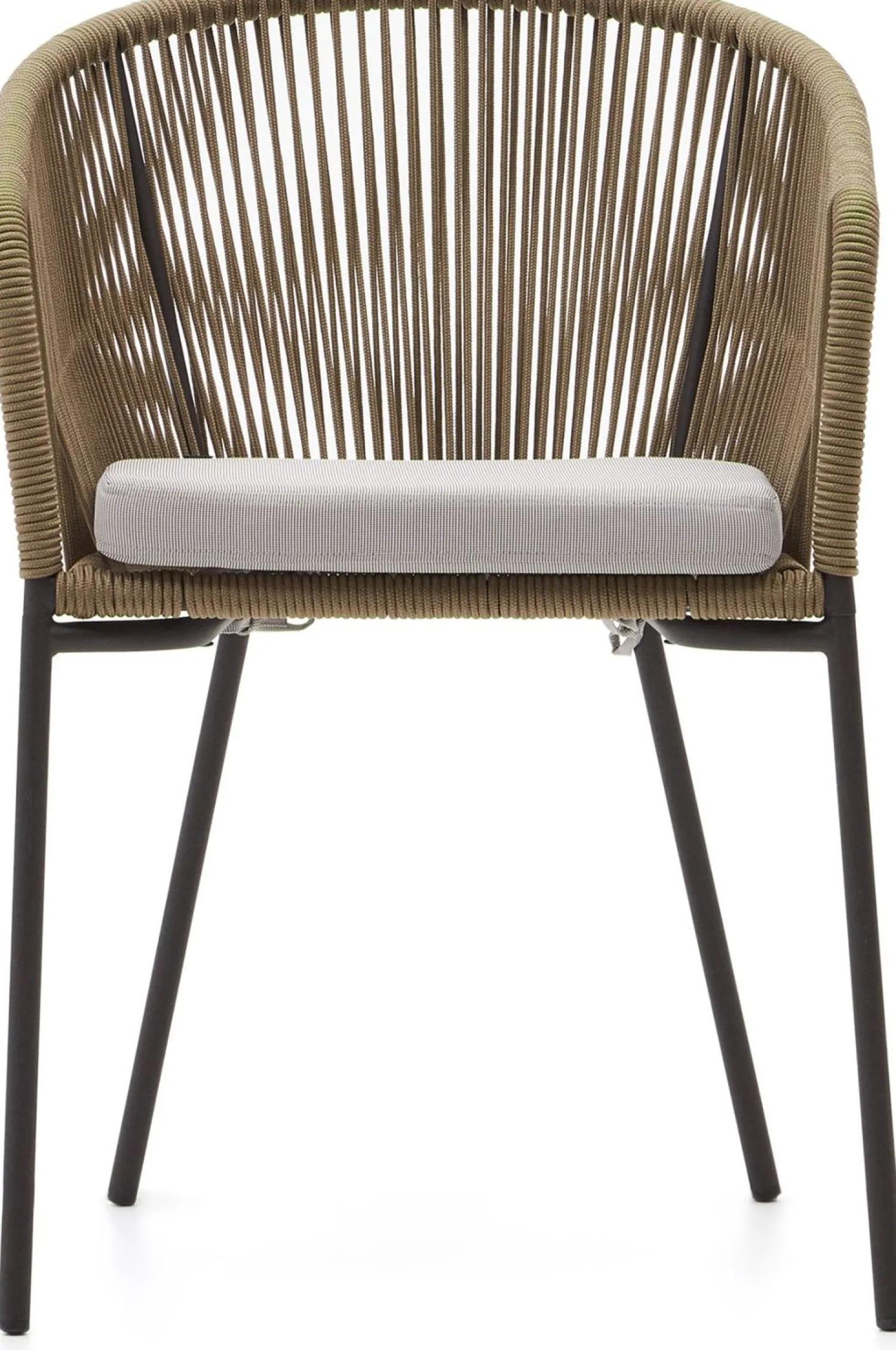 Tuinstoelen|Eetkamerstoelen Met Armleuning-Kave Home Yanet Tuinstoel Naturel, Beige