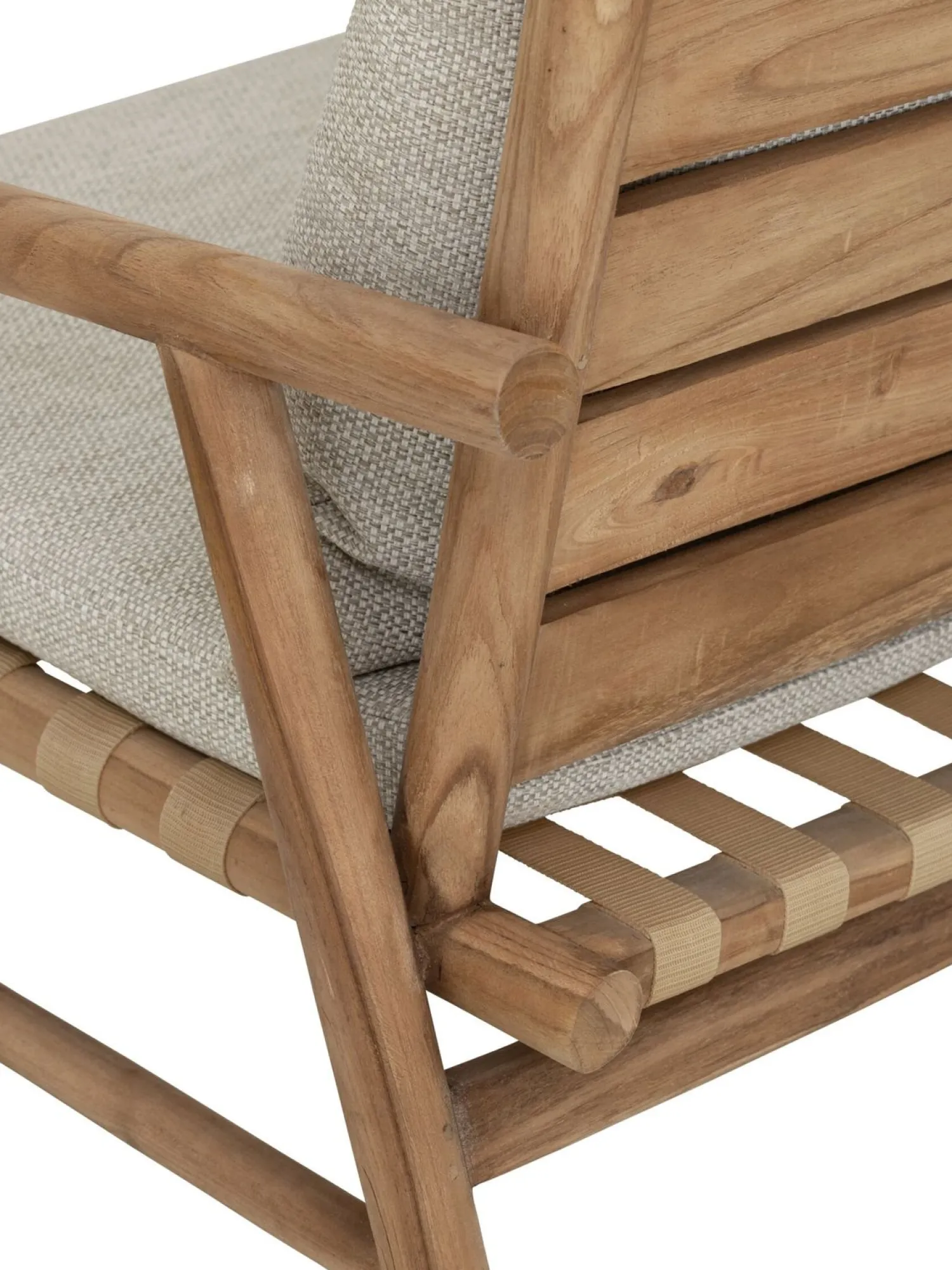 Tuinstoelen-MUST Living Yoko Lounge Chair Naturel