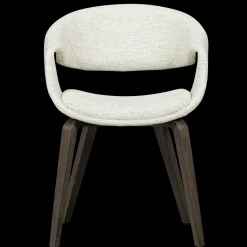Eetkamerstoelen Met Armleuning-WOOOD Yossi Bruin Hout Eetkamerstoel Natural