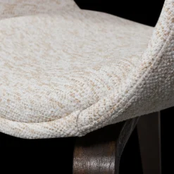 Eetkamerstoelen Met Armleuning-WOOOD Yossi Bruin Hout Eetkamerstoel Natural
