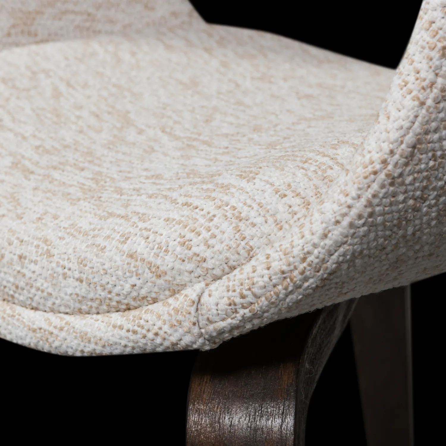 Eetkamerstoelen Met Armleuning-WOOOD Yossi Bruin Hout Eetkamerstoel Natural